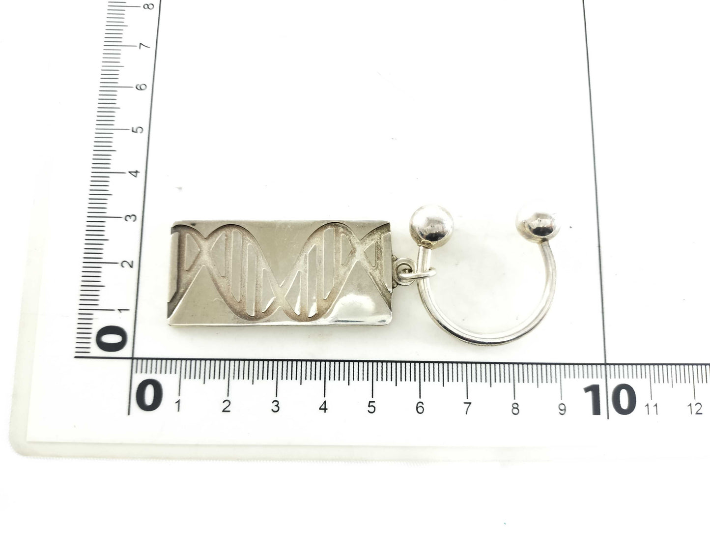 Tiffany & Co. JCR Plate 20th Anniversary Key Ring SV925 24.3g Charm