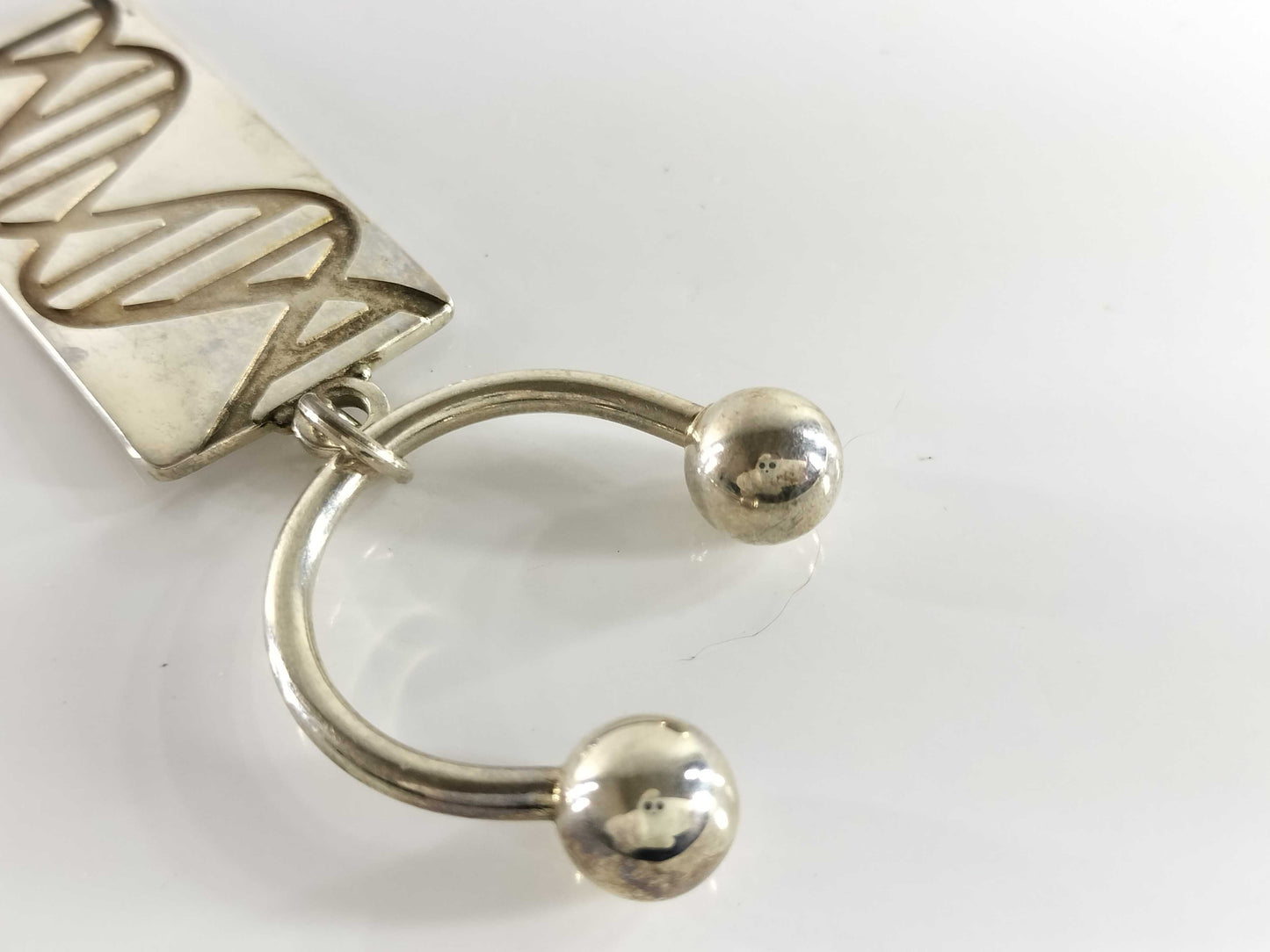 Tiffany & Co. JCR Plate 20th Anniversary Key Ring SV925 24.3g Charm