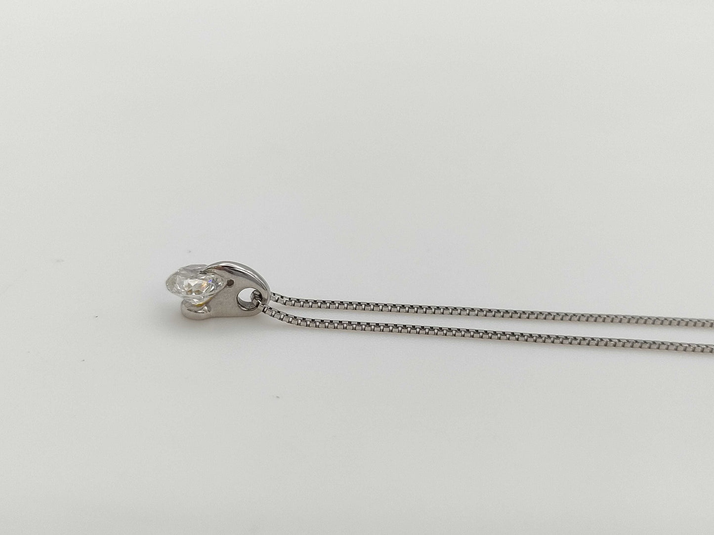 D0.62ct Pt900/Pt850 3.1g Necklace