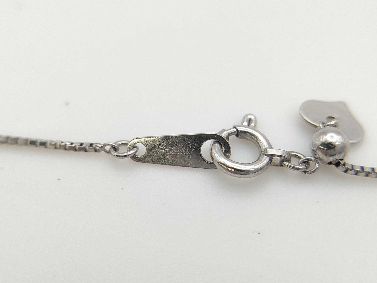 D0.62ct Pt900/Pt850 3.1g Necklace