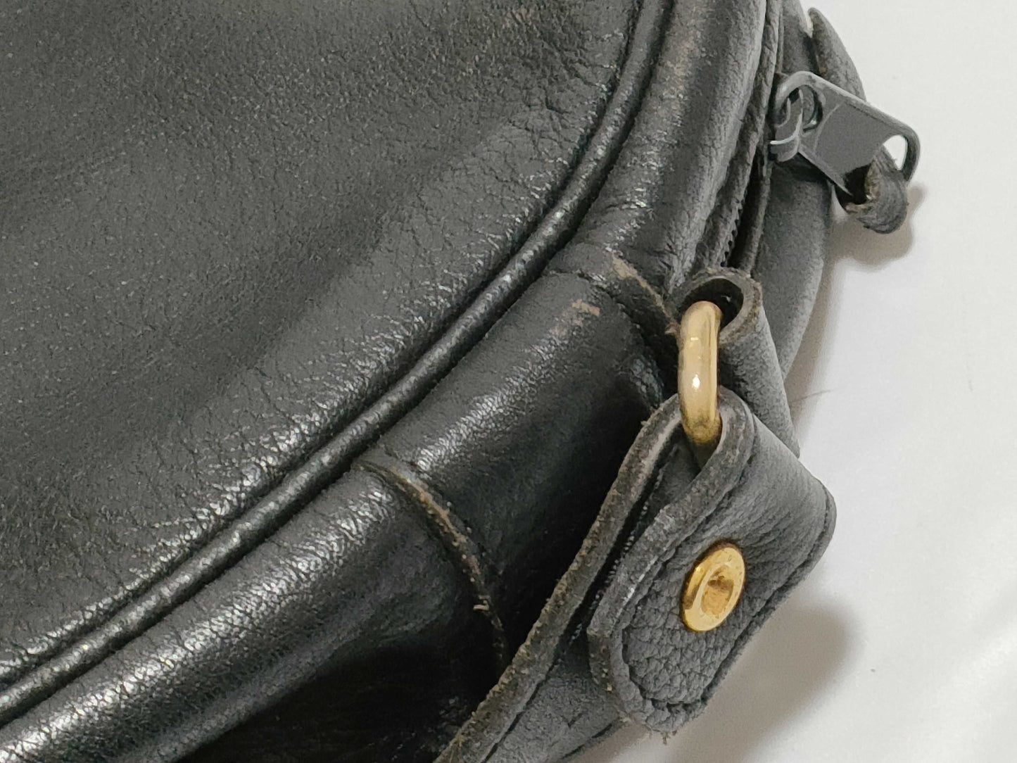 LONG CHAMP Leather Shoulder/Folding Bag Shoulder Bag