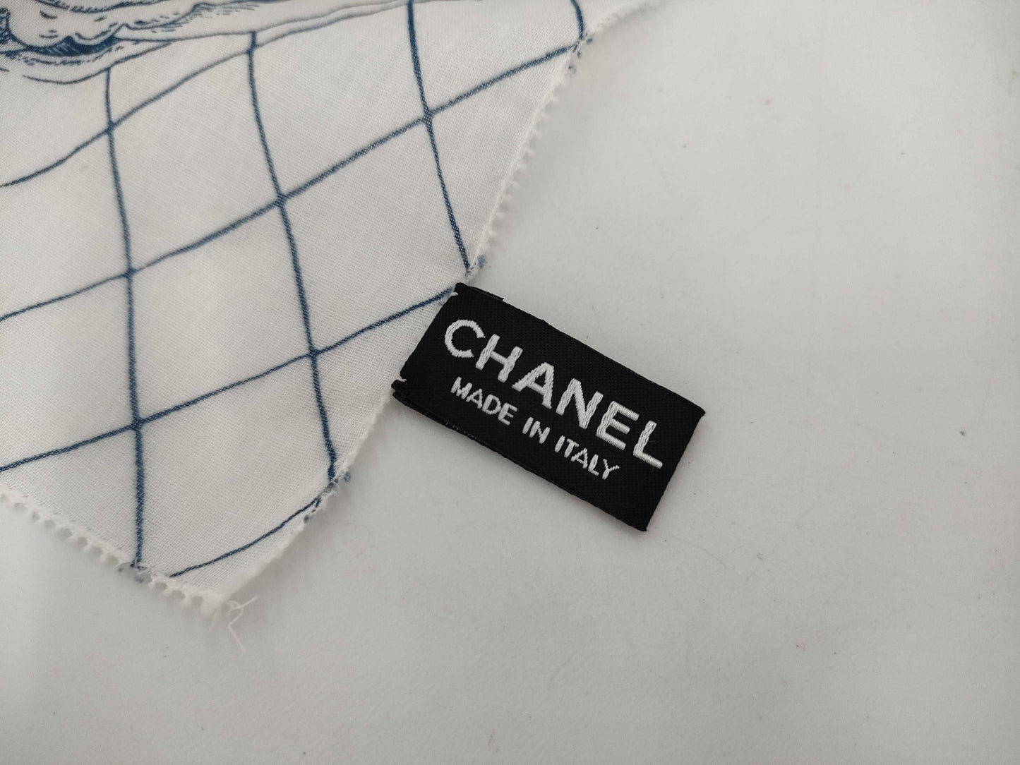 (10462_0148) CHANEL Cotton Scarf