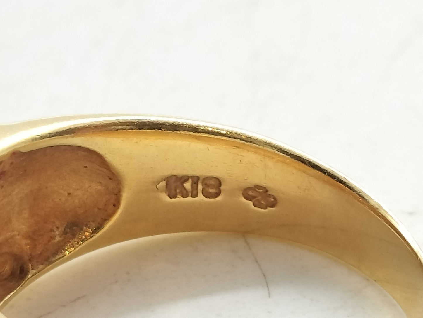 D1.00ct K18 5.2g Ring