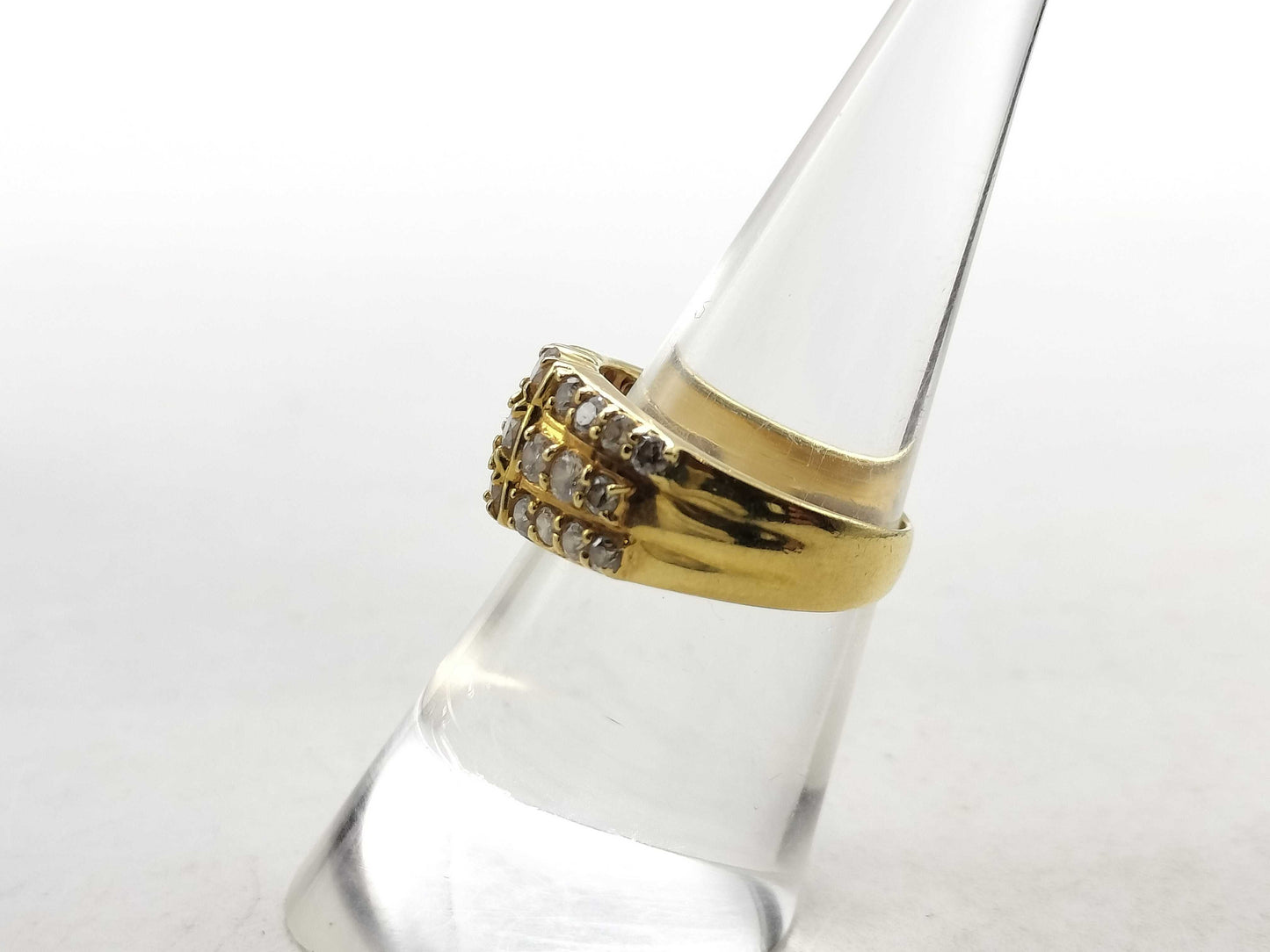 D1.00ct K18 5.2g Ring