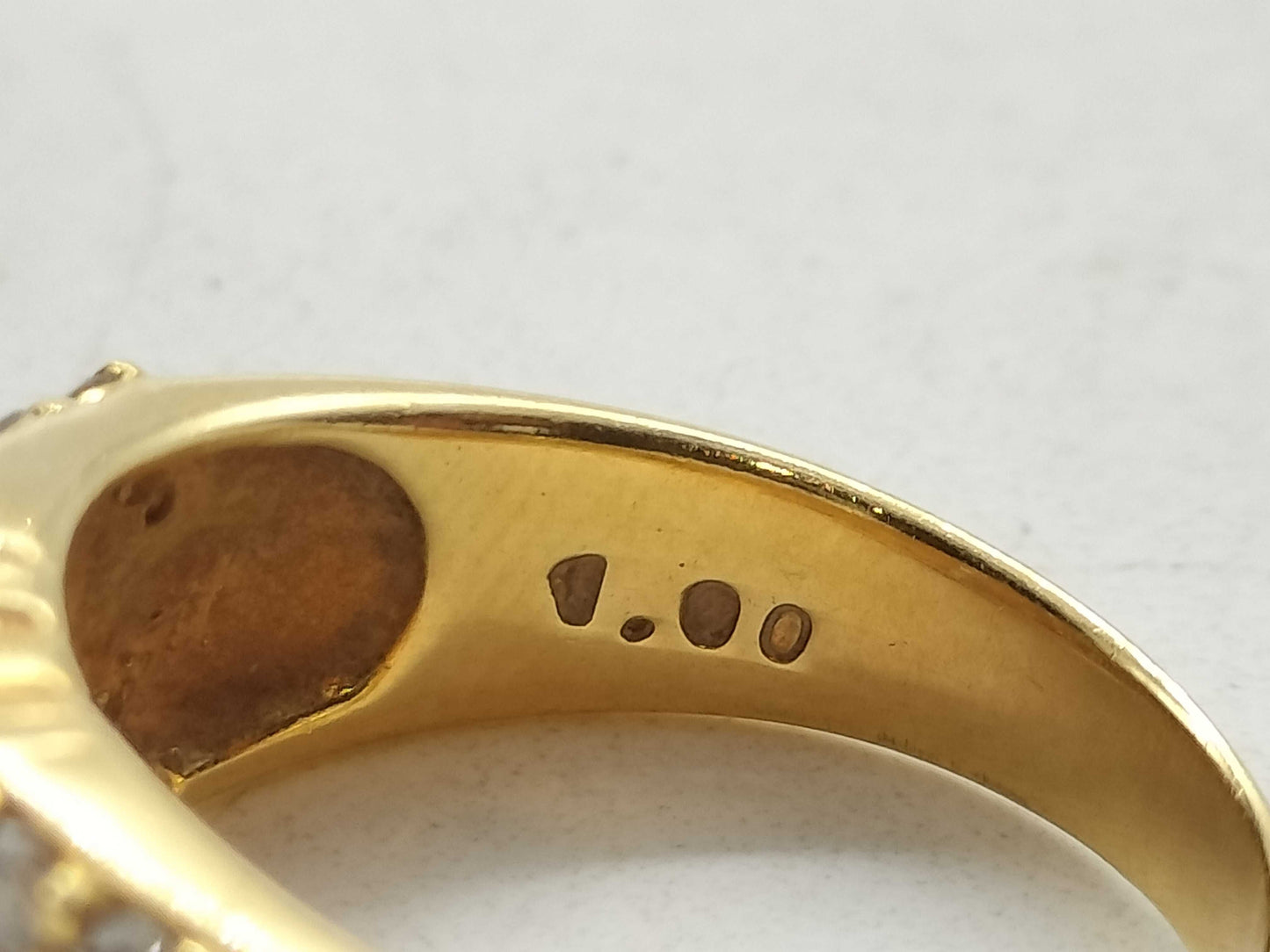 D1.00ct K18 5.2g Ring