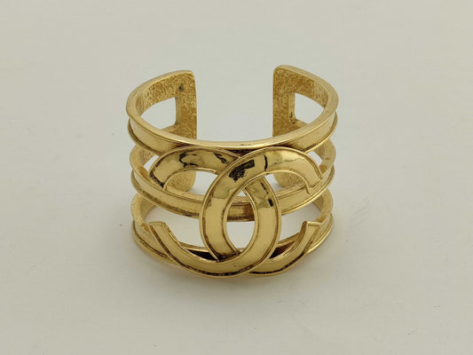 CHANEL 94P Bangle Coco Mark Bracelet/Bangle