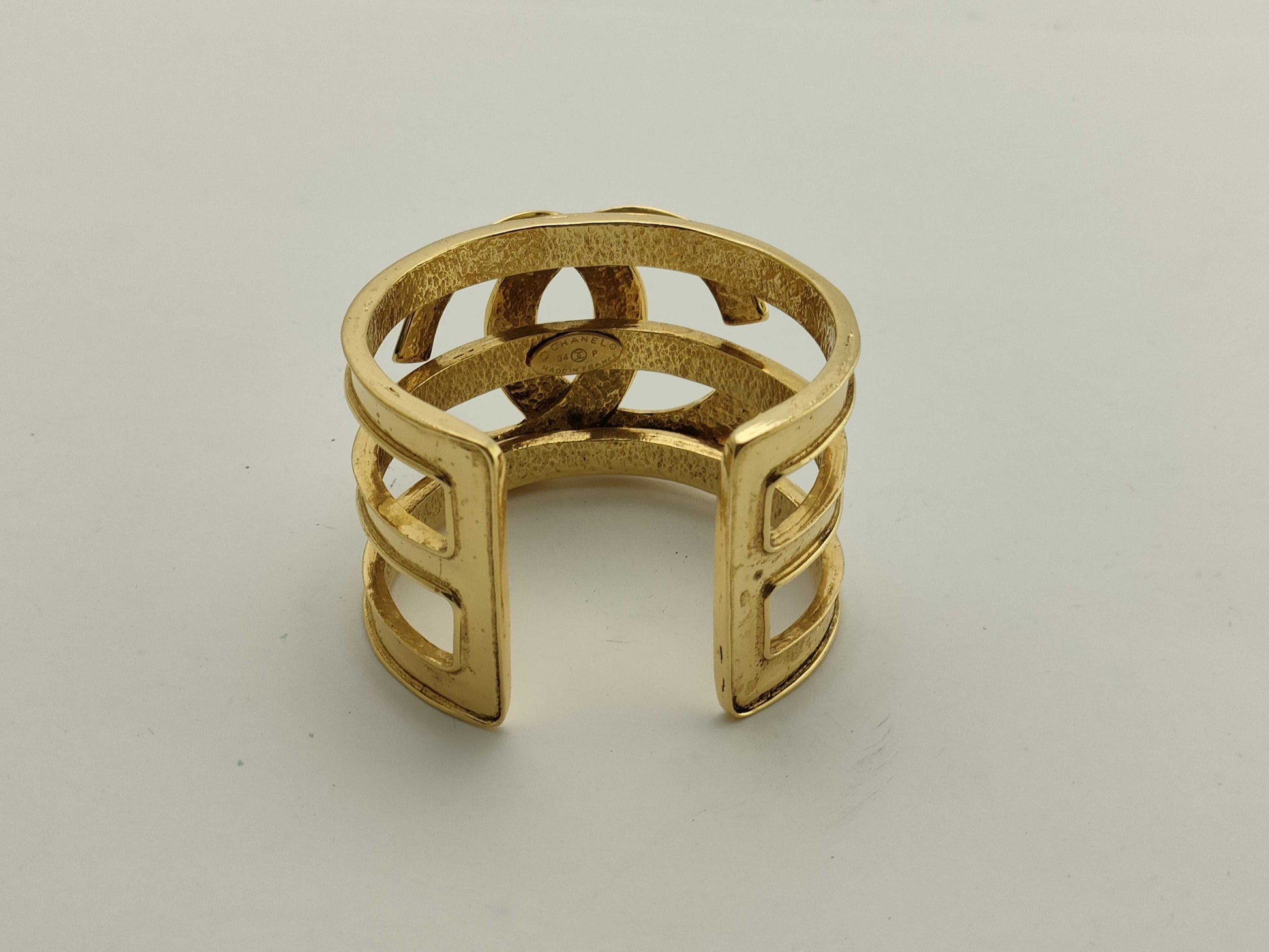 CHANEL 94P Bangle Coco Mark Bracelet/Bangle