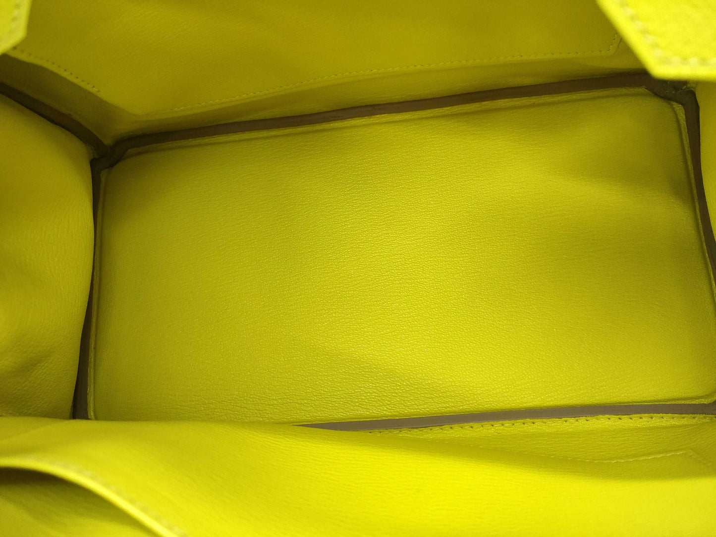 HERMES Birkin 30 D Stamp, Epsom Leather, Lime, GD Hardware, Handbag