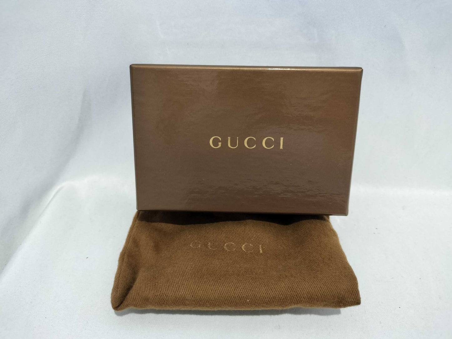 (10461_0014) GUCCI GG Horsebit Leather Shoe Motif Keychain Charm