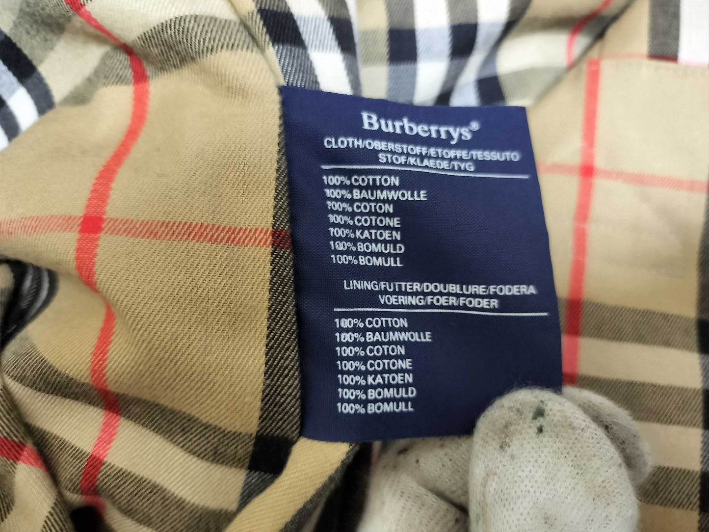 BURBERRY Nova Check Men's Long Coat