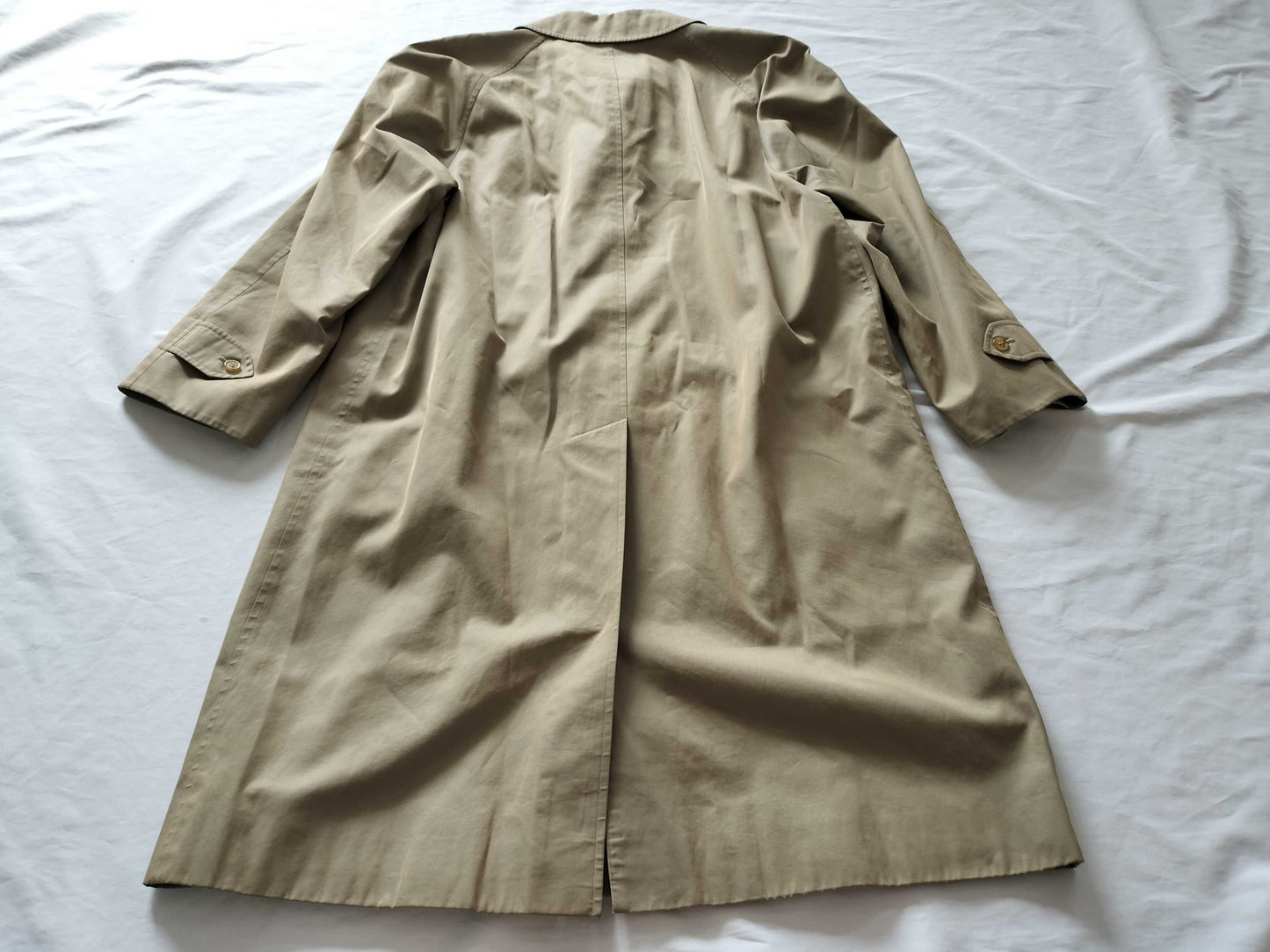 (10462_0214) BURBERRY Nova Plaid Trench Coat Coat