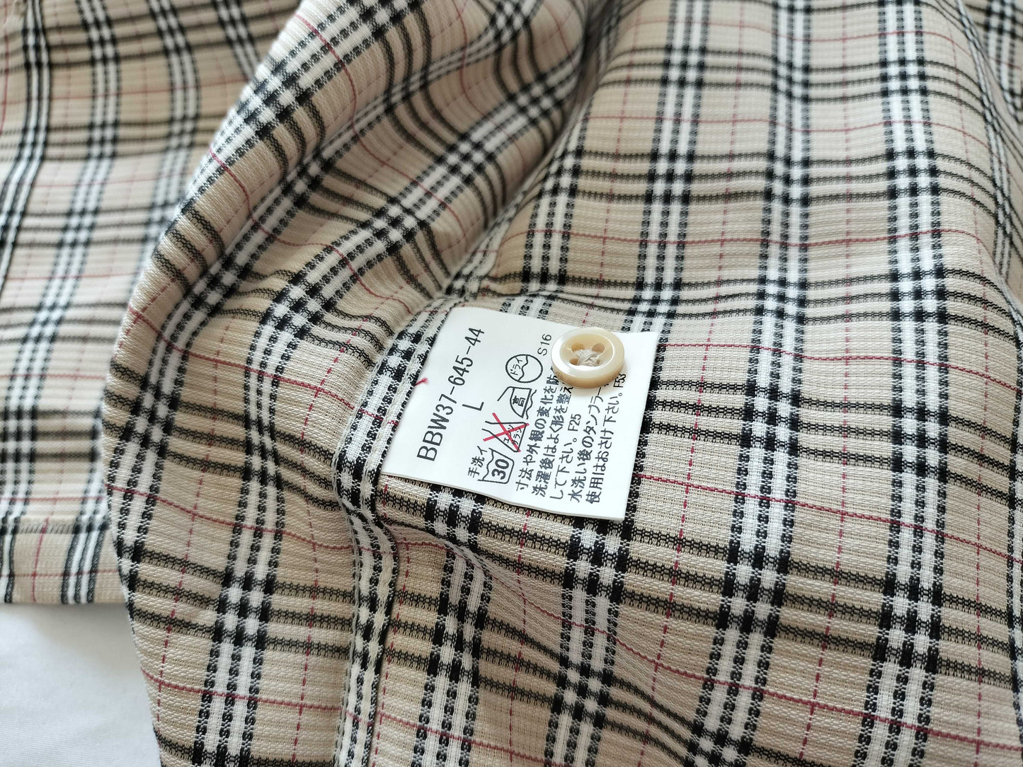 (10462_0195) BURBERRY Novacheck Shirt Tagged Shirt