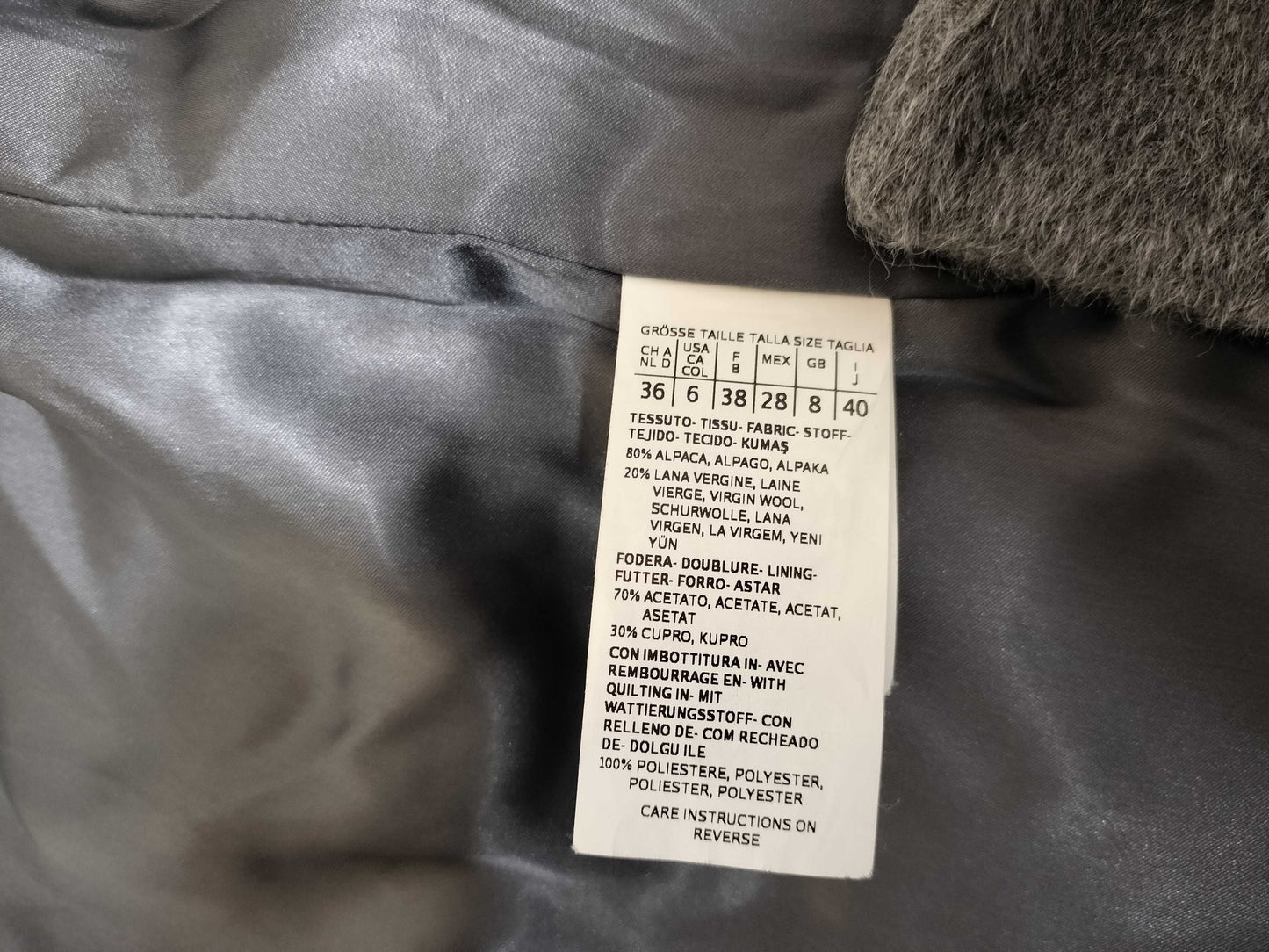 MaxMara Alpaca and Wool Coat
