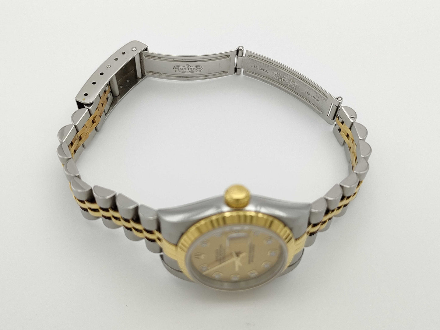ROLEX 79173G Y733110 Champagne Dial Women's Watch