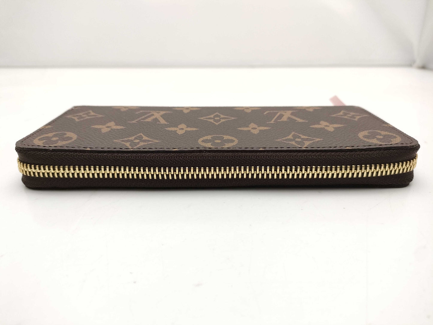 LOUIS VUITTON Monogram M61298 Portefeuille Clemence Rose Ballerine Wallet