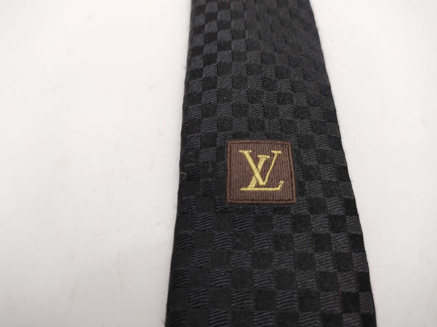 LOUIS VUITTON logo tie