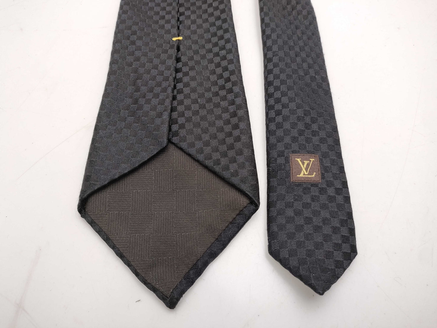 LOUIS VUITTON logo tie