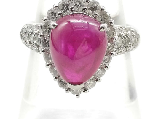 R4.88ct D1.05ct PT900 9.2g Ring