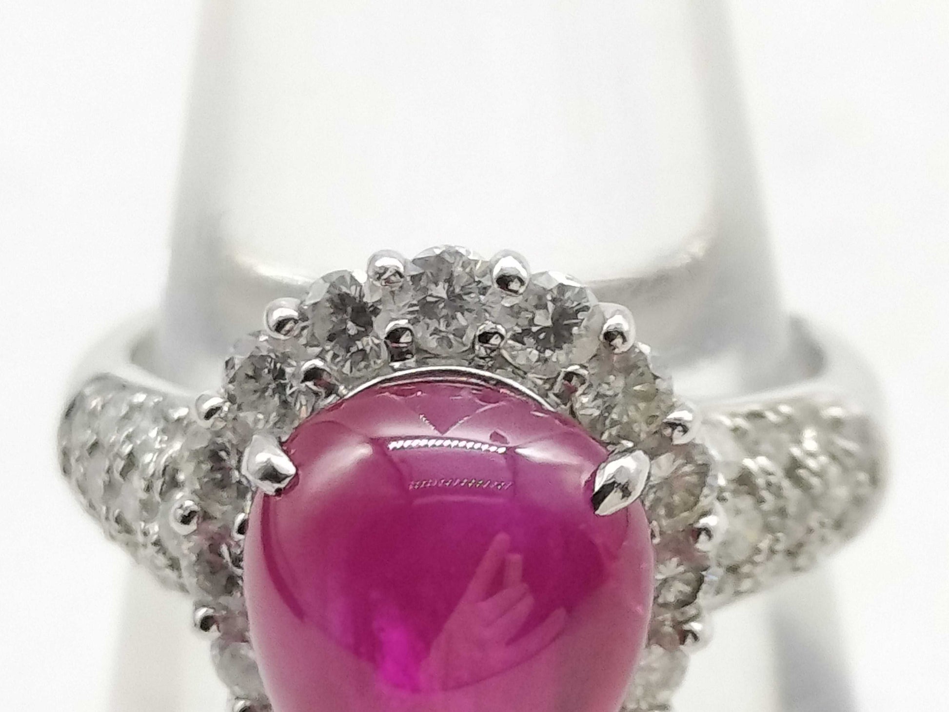 R4.88ct D1.05ct PT900 9.2g Ring