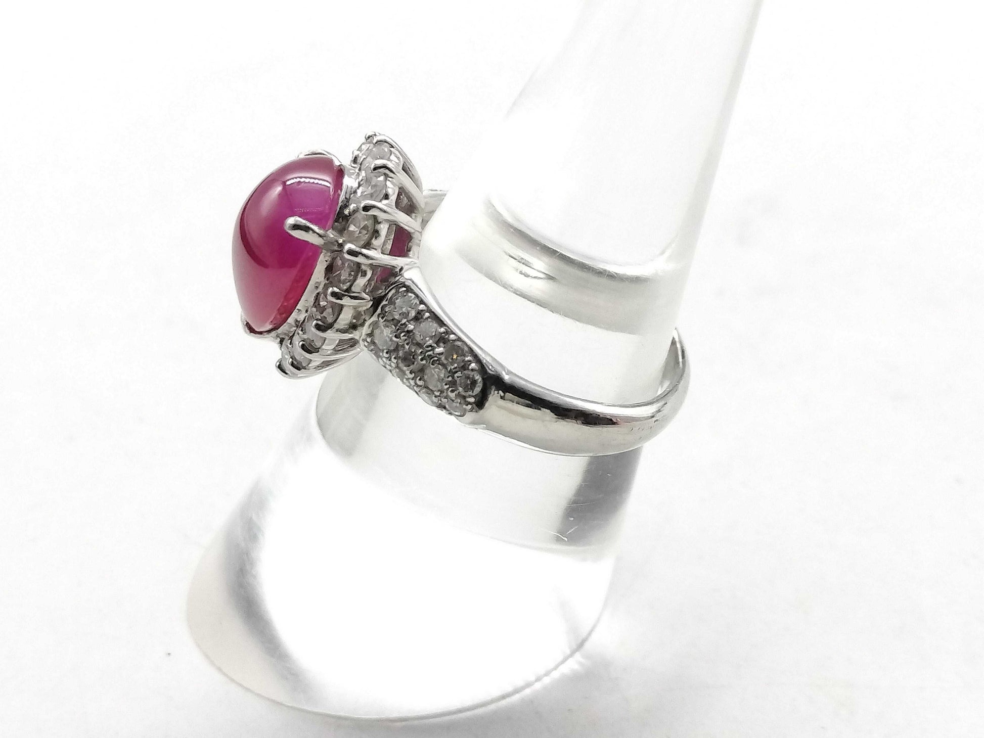 R4.88ct D1.05ct PT900 9.2g Ring