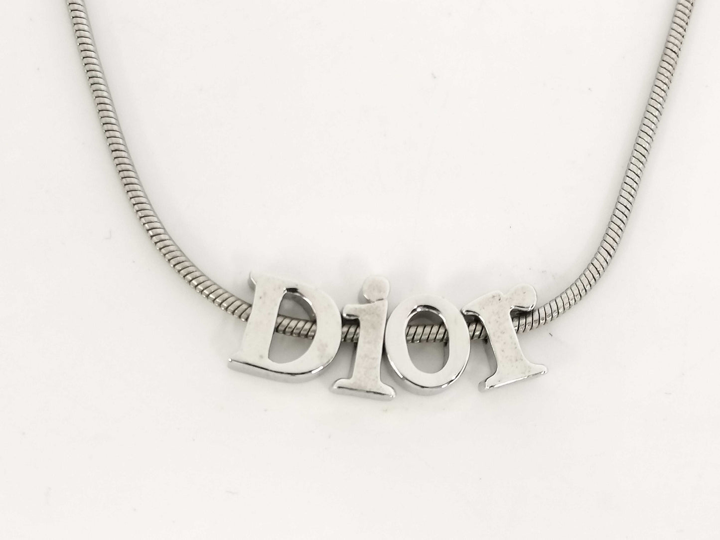 (10461_0339) Dior Logo Necklace Necklace