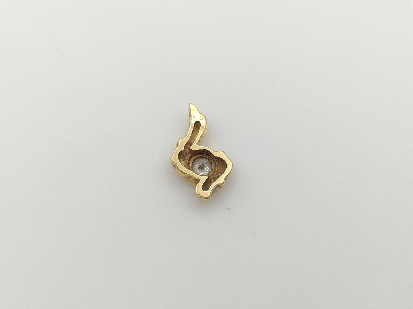 D0.313ct K18 1.9g Pendant Top