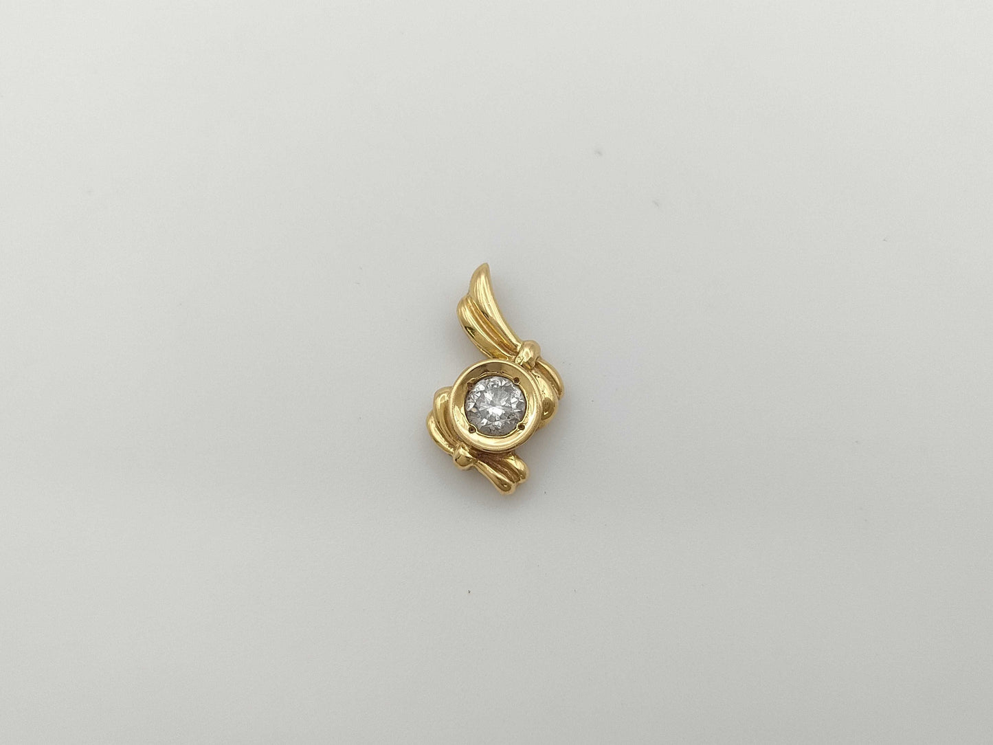 D0.313ct K18 1.9g Pendant Top