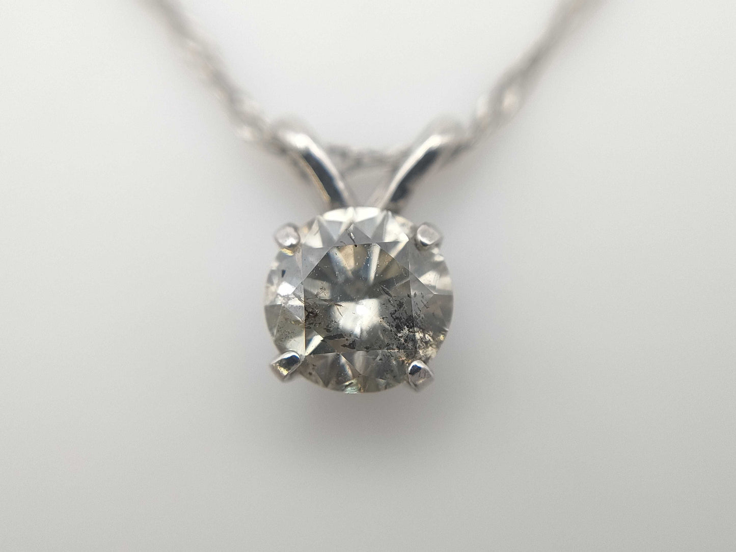D0.5ct Pt900/Pt850 1.2g Necklace