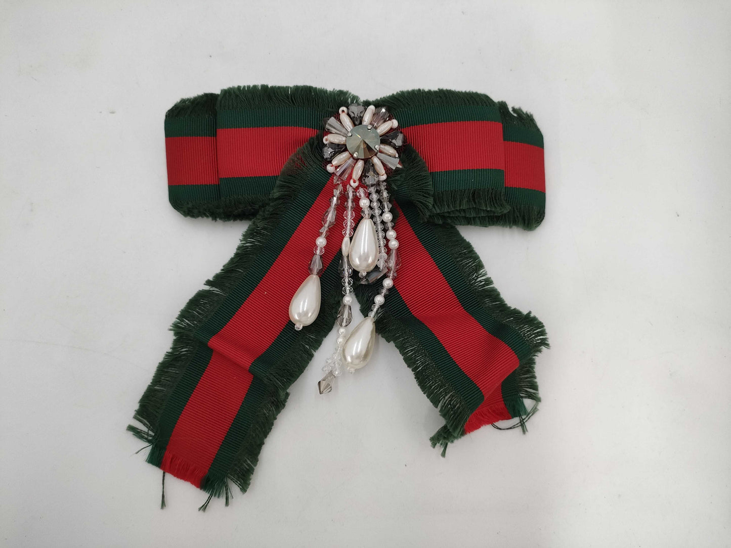 (10461_0018) GUCCI Sherry Ribbon Brooch Brooch