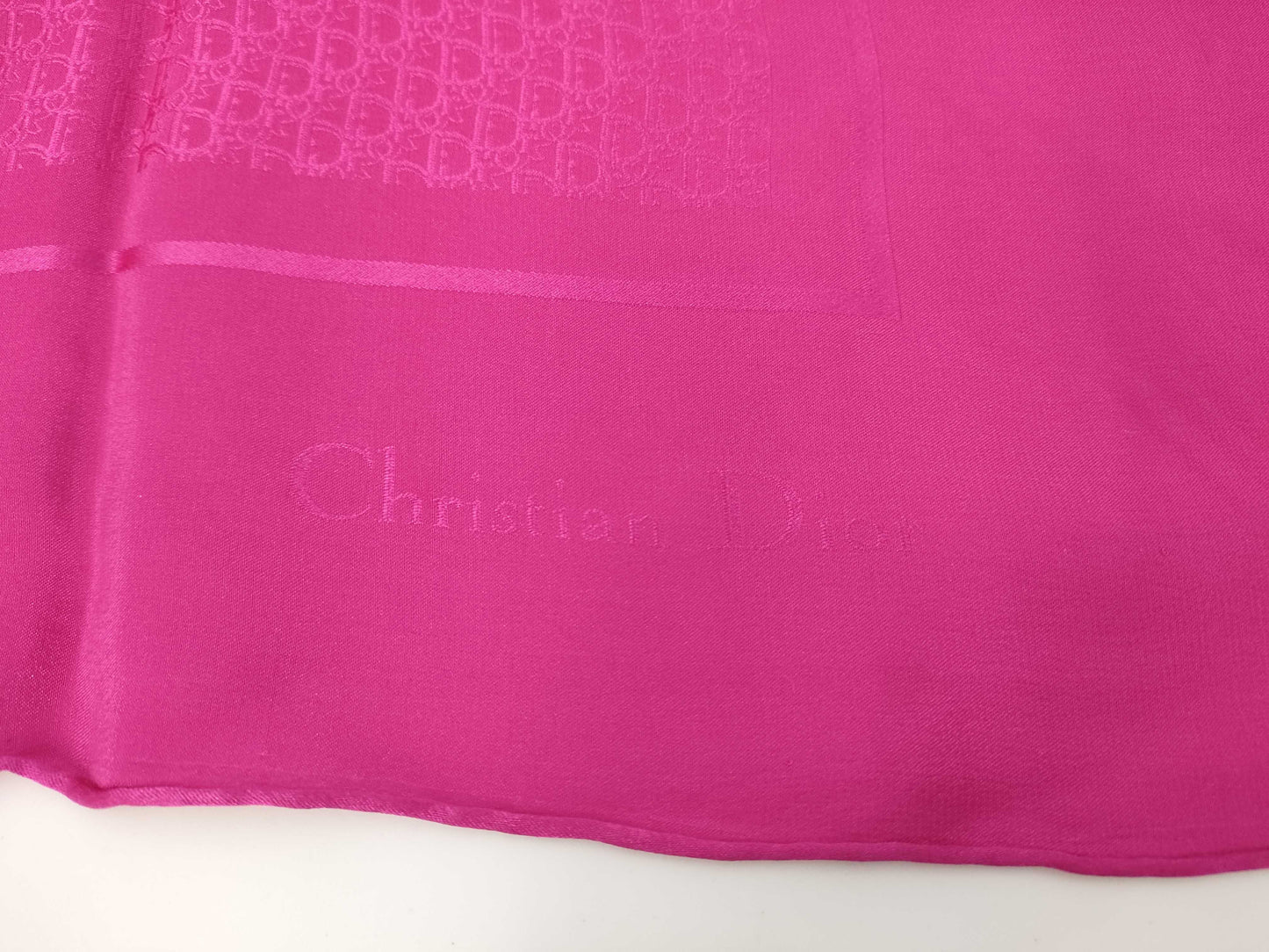 (10462_0340) Dior Trotter Pink Scarf
