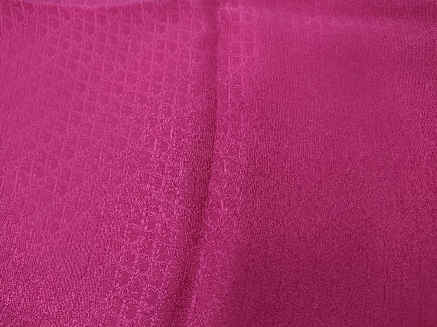 (10462_0340) Dior Trotter Pink Scarf