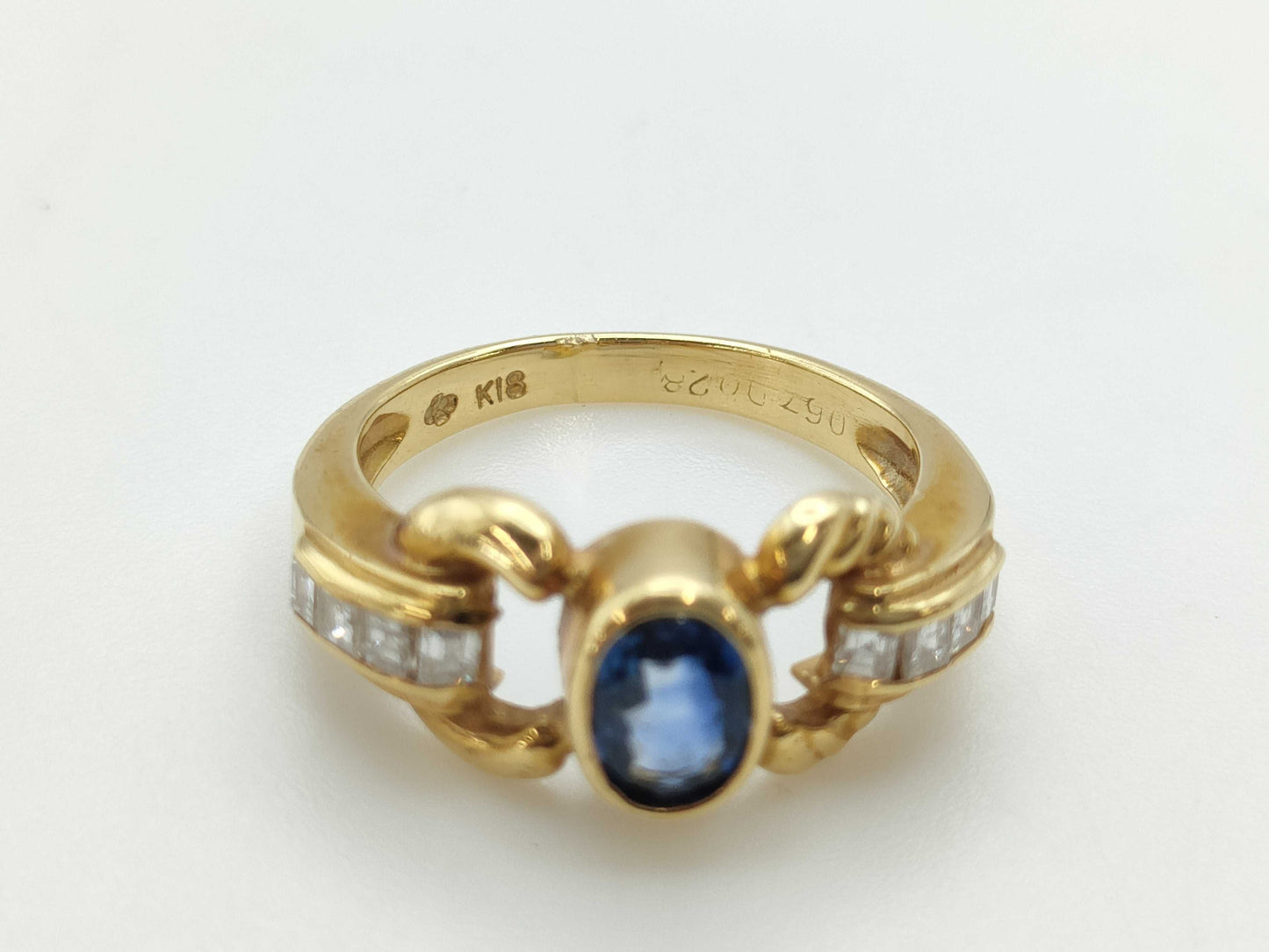 S0.67ct D0.28ct K18 4.6g Ring