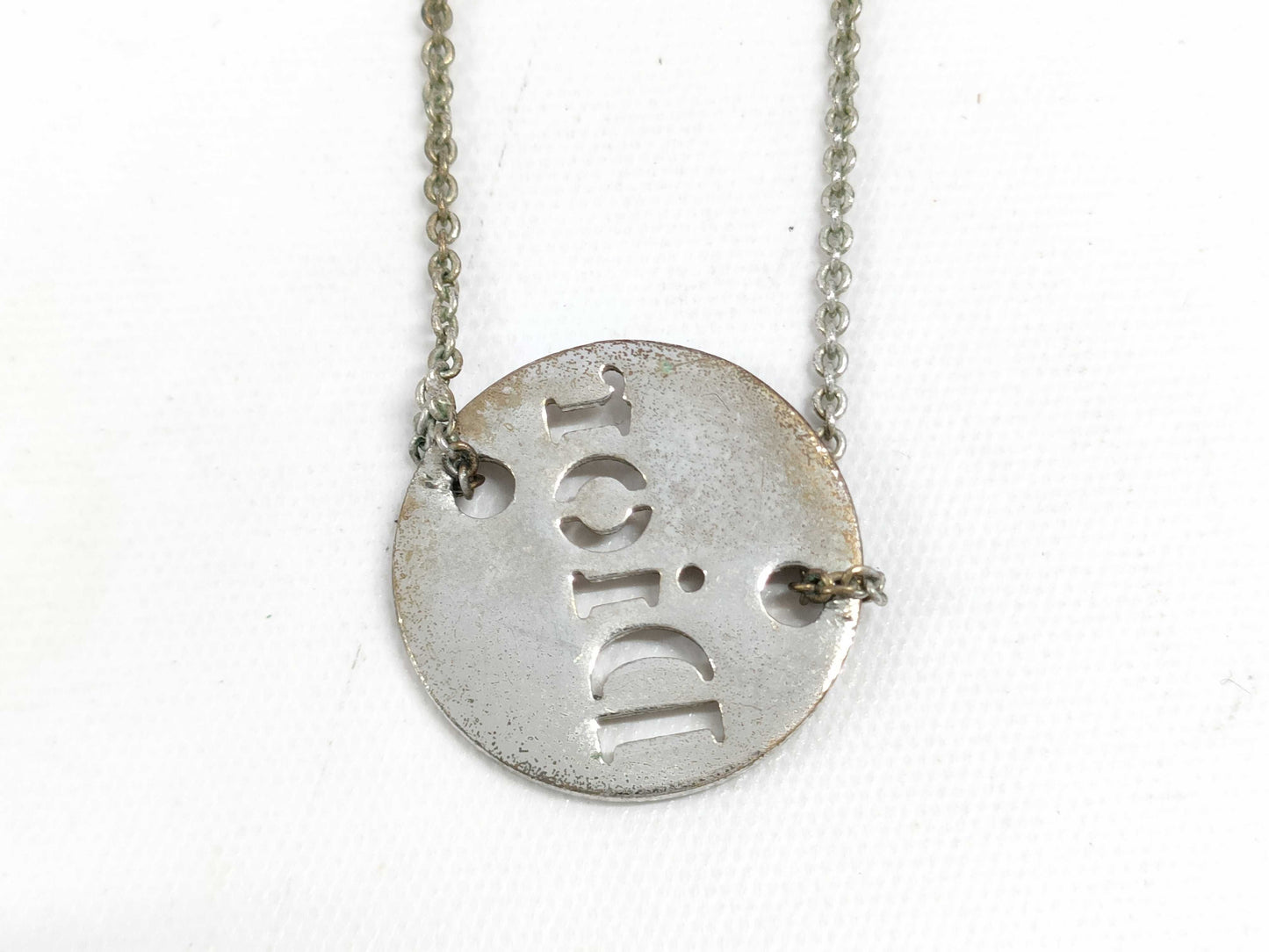 (10461_0367) Dior Logo Necklace Necklace