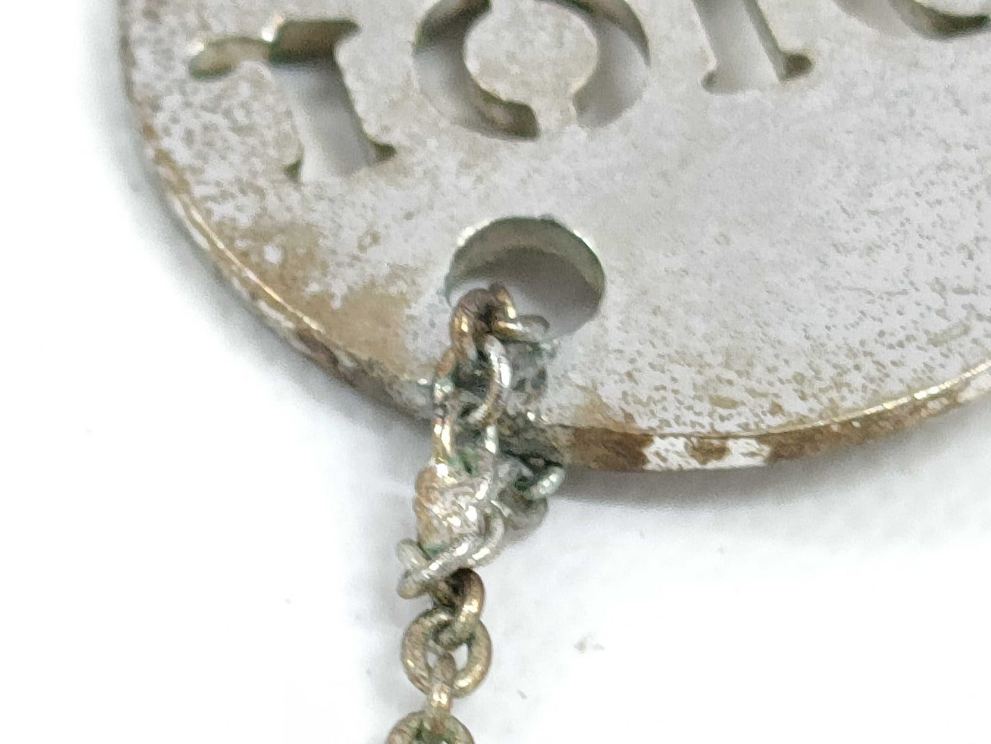(10461_0367) Dior Logo Necklace Necklace