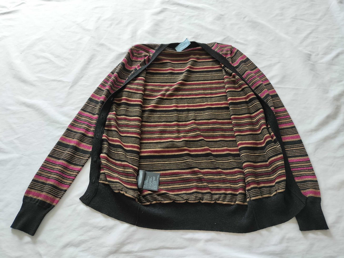 (10462_0249) PRADA Cardigan Tag Cardigan