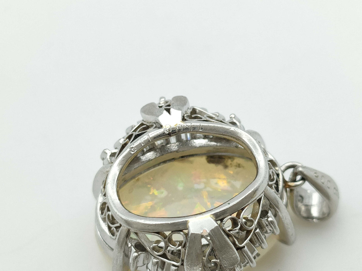 OP11.00ct D0.03/1.13ct PT900 11.5g Pendant Top