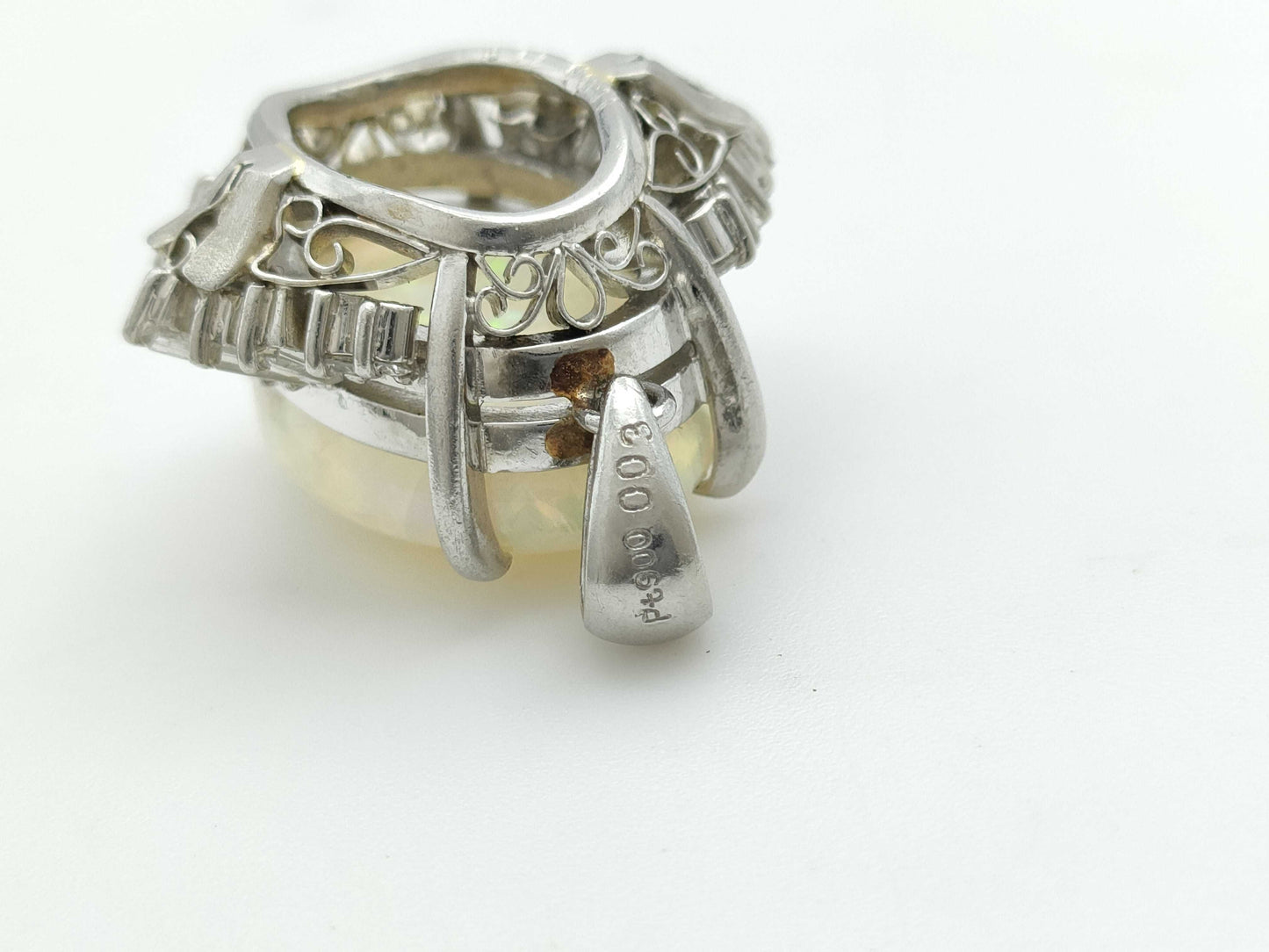 OP11.00ct D0.03/1.13ct PT900 11.5g Pendant Top