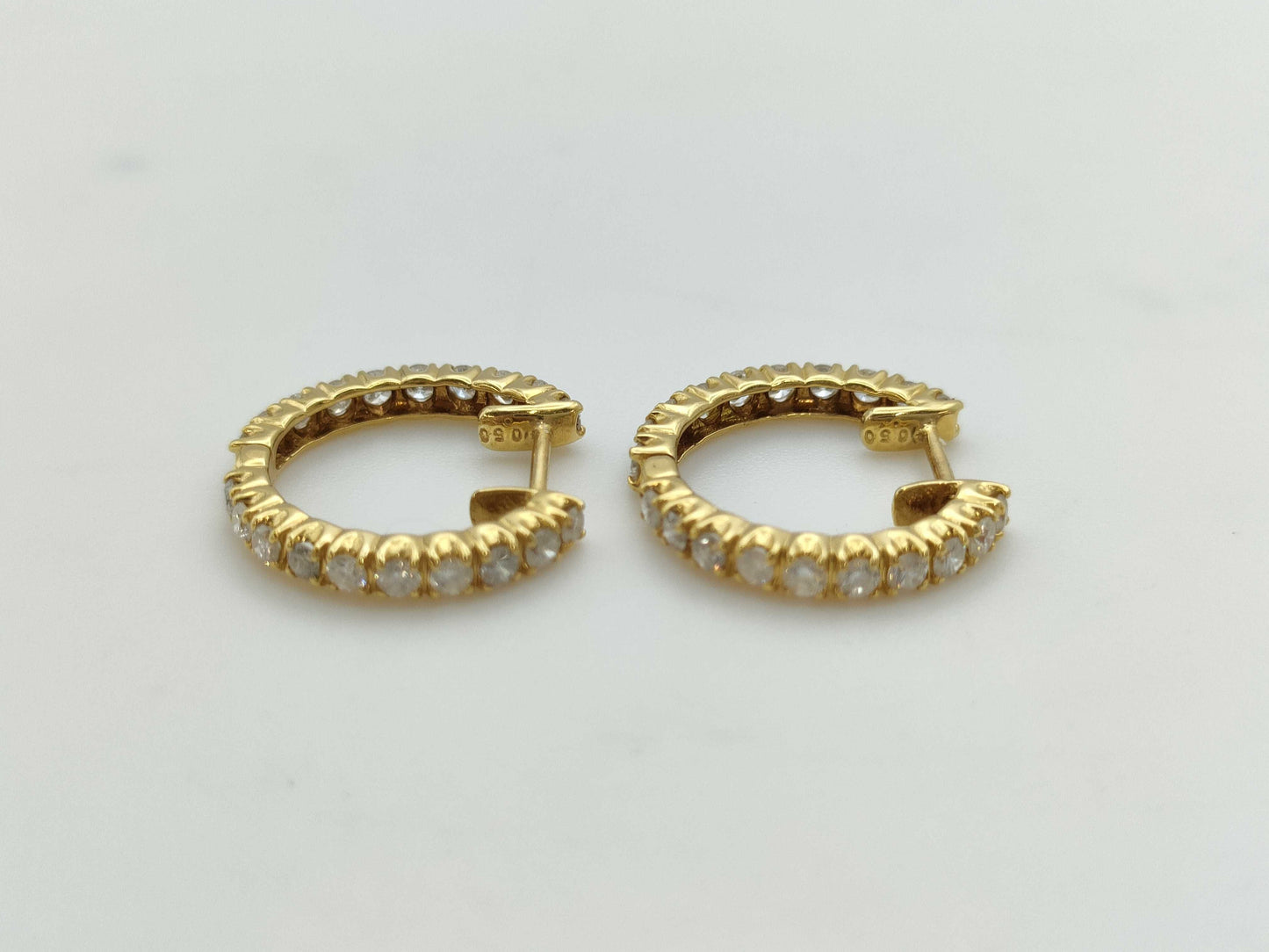 D0.50ct K18 3.1g Earrings