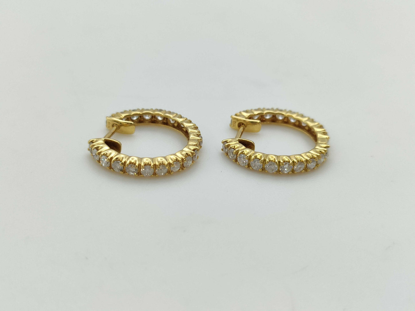 D0.50ct K18 3.1g Earrings