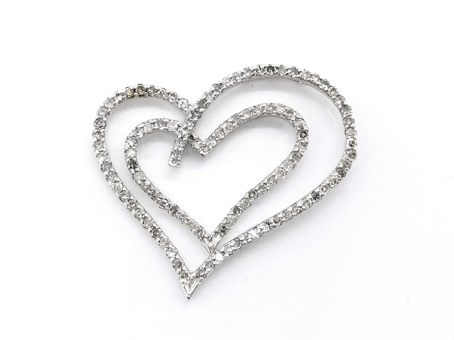 D0.70ct K14WG 2.1g Pendant Top