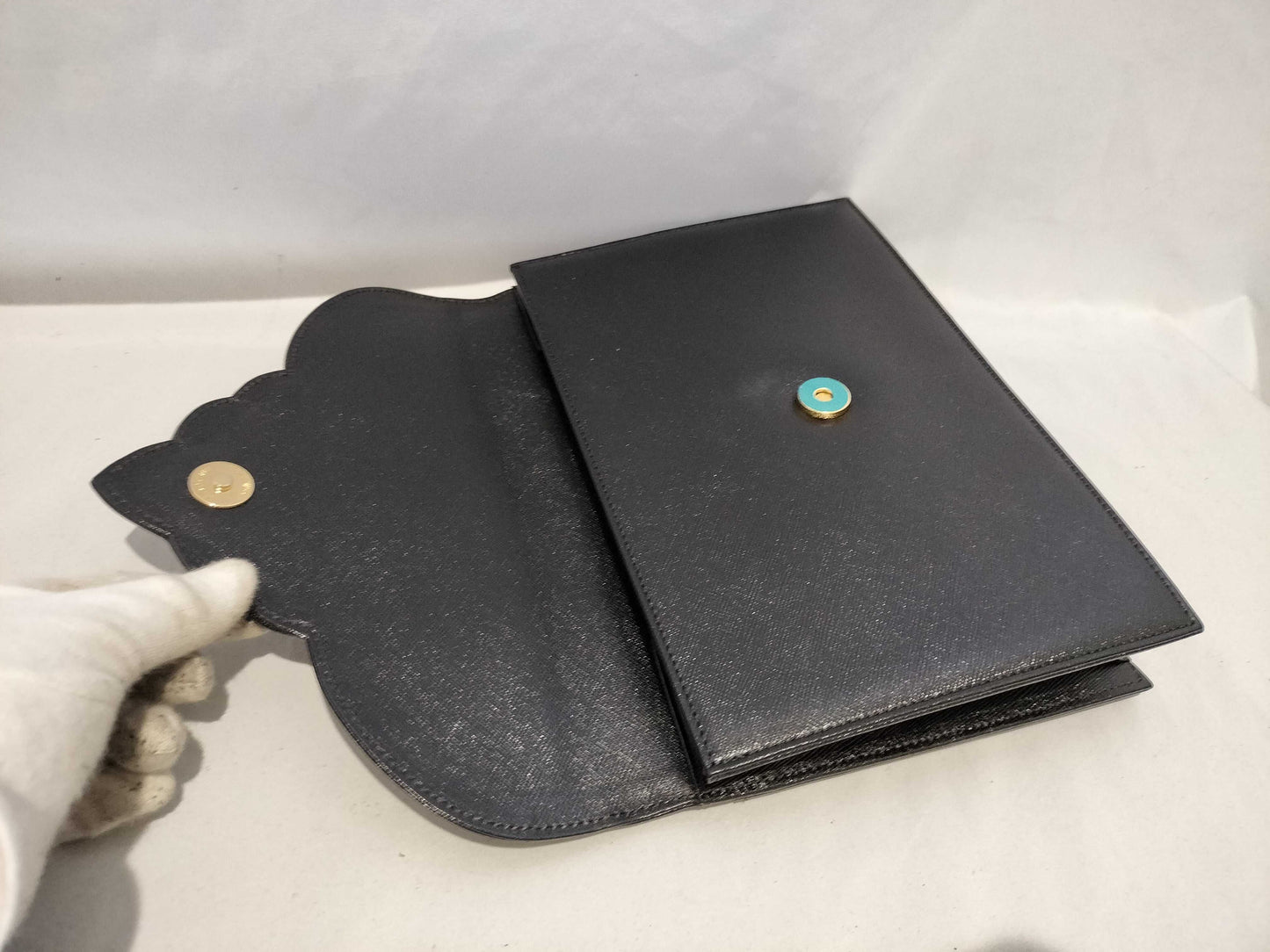 Yves Saint Laurent Clutch Bag/Leather Second Bag