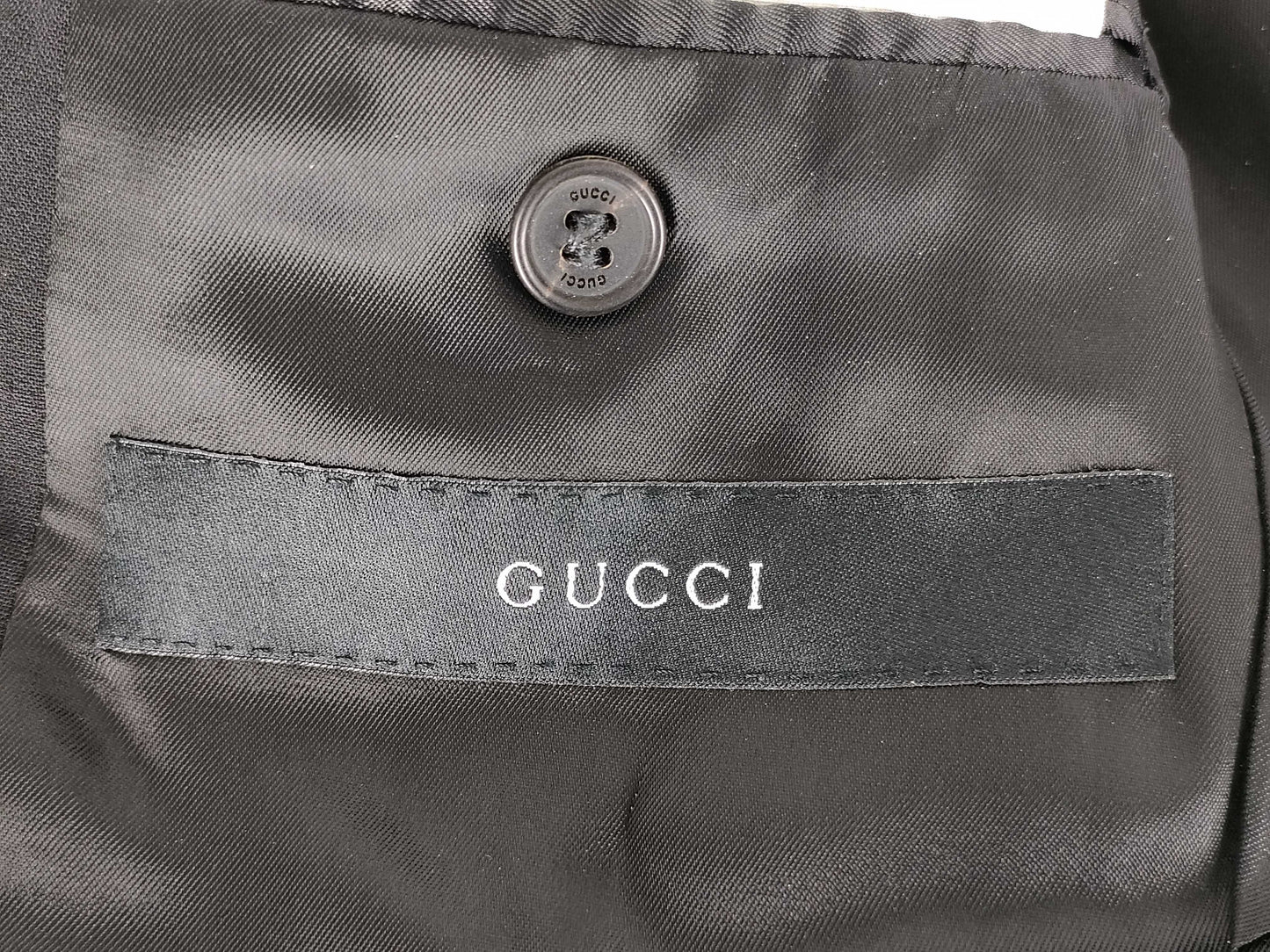 GUCCI Set-up Suit Black Jacket