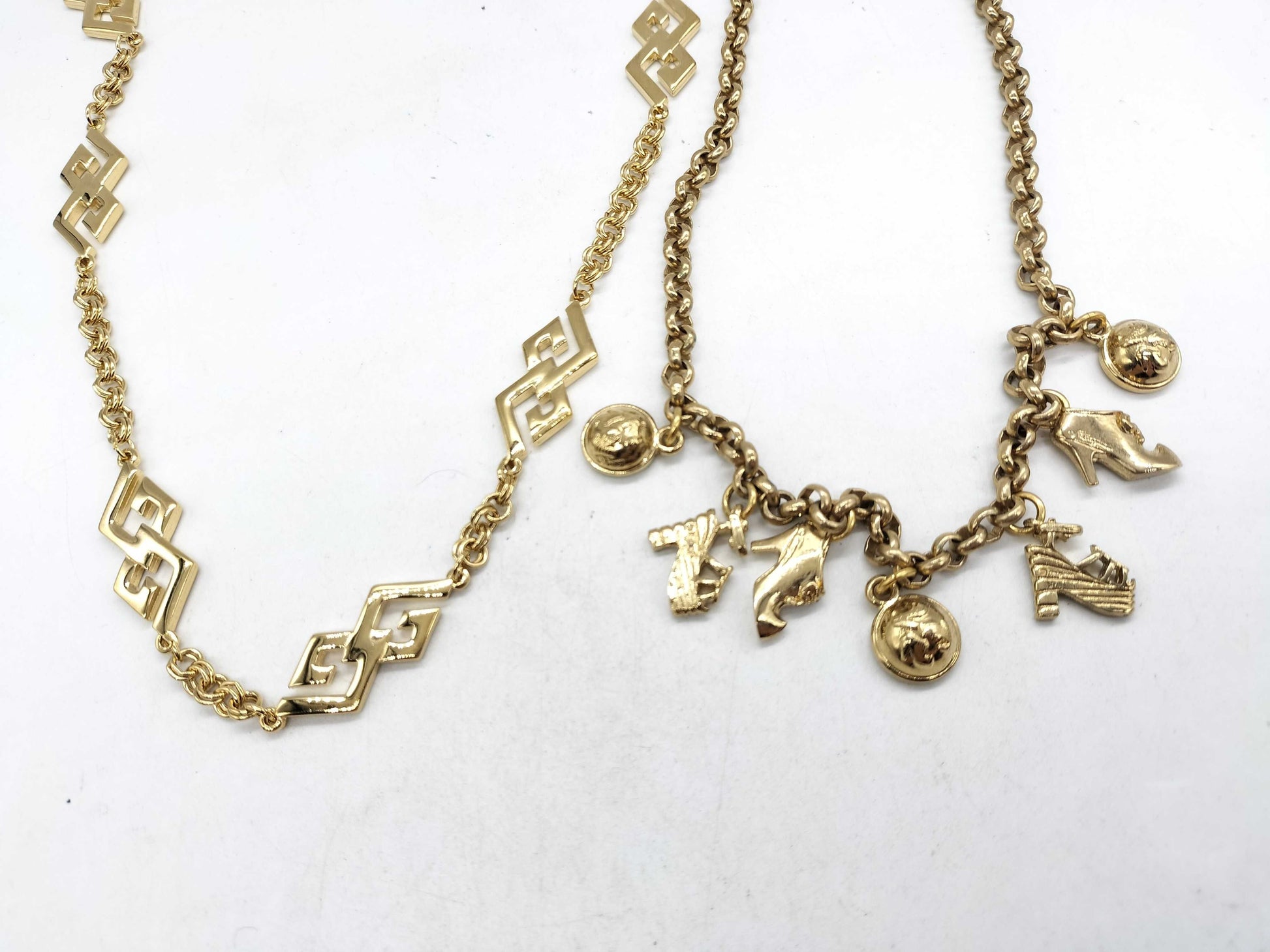 GIVENCHY Ferragamo/Givenchy Gold Necklace *2 Necklaces