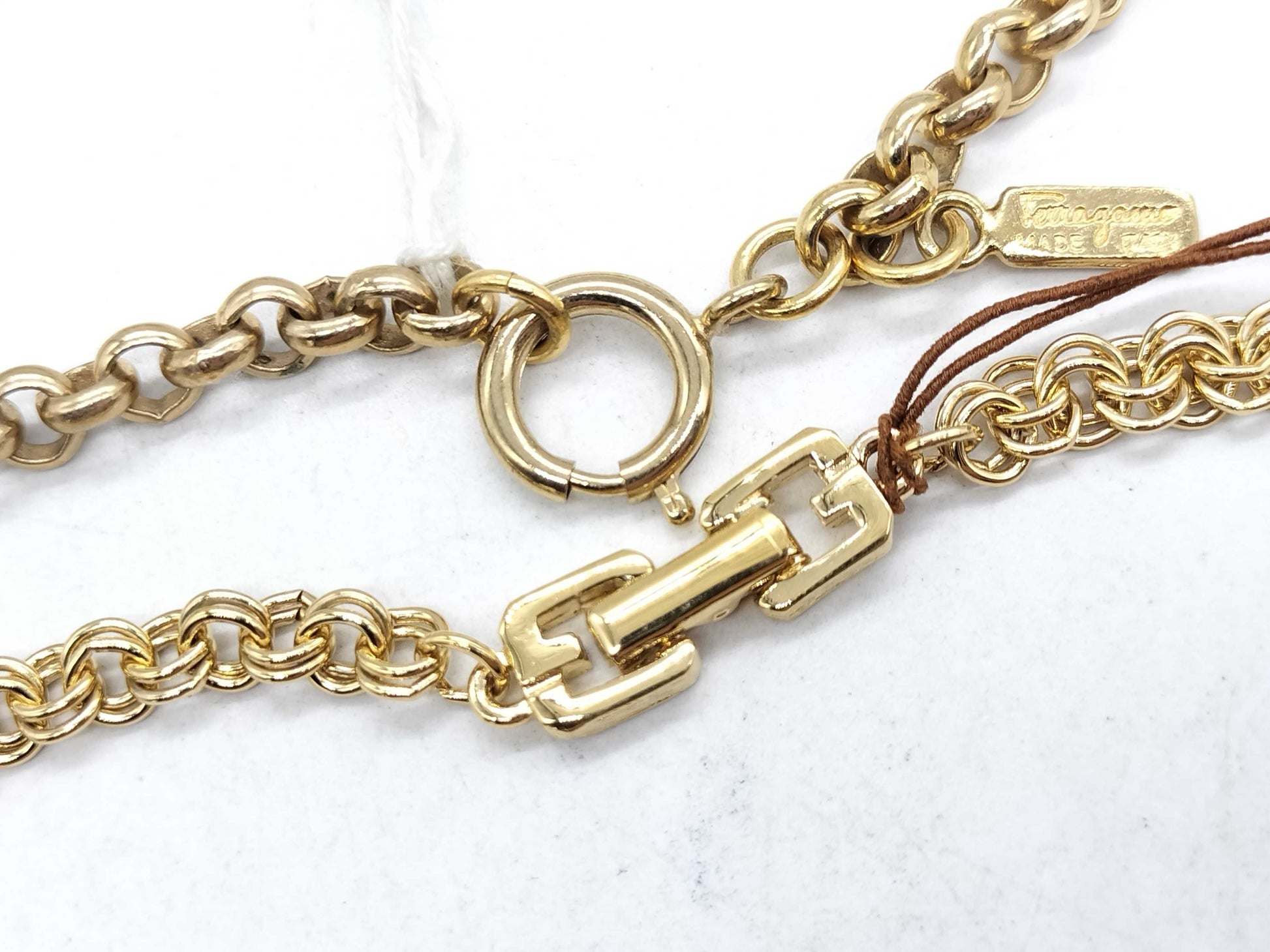 GIVENCHY Ferragamo/Givenchy Gold Necklace *2 Necklaces