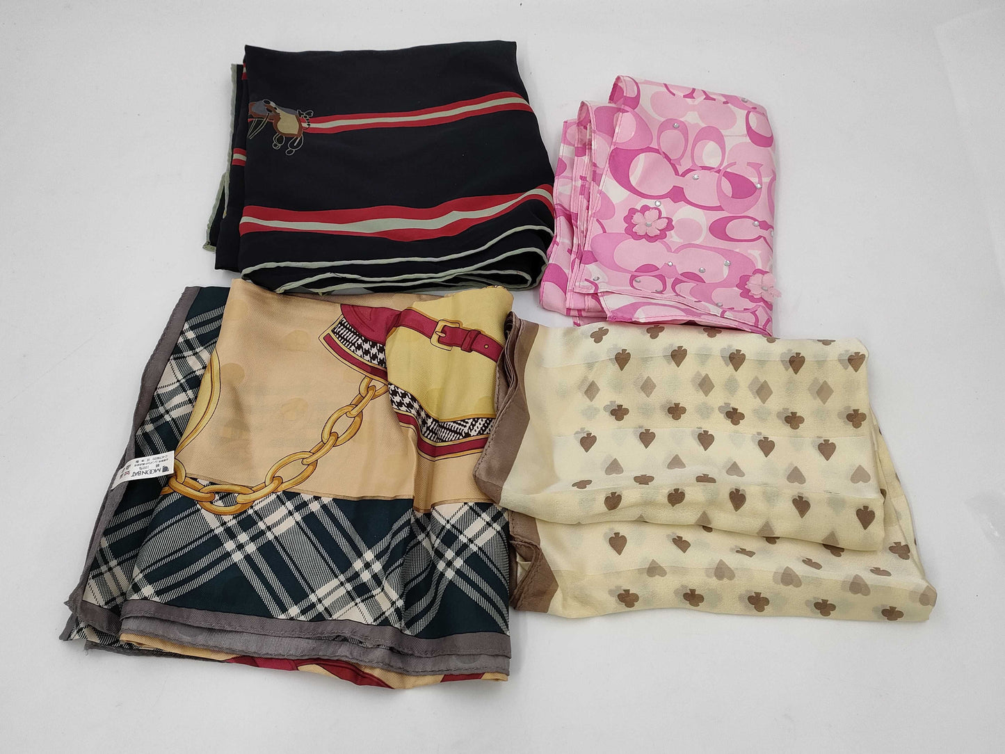 (10463_0059) GUCCI Gucci etc. 4 pieces scarf