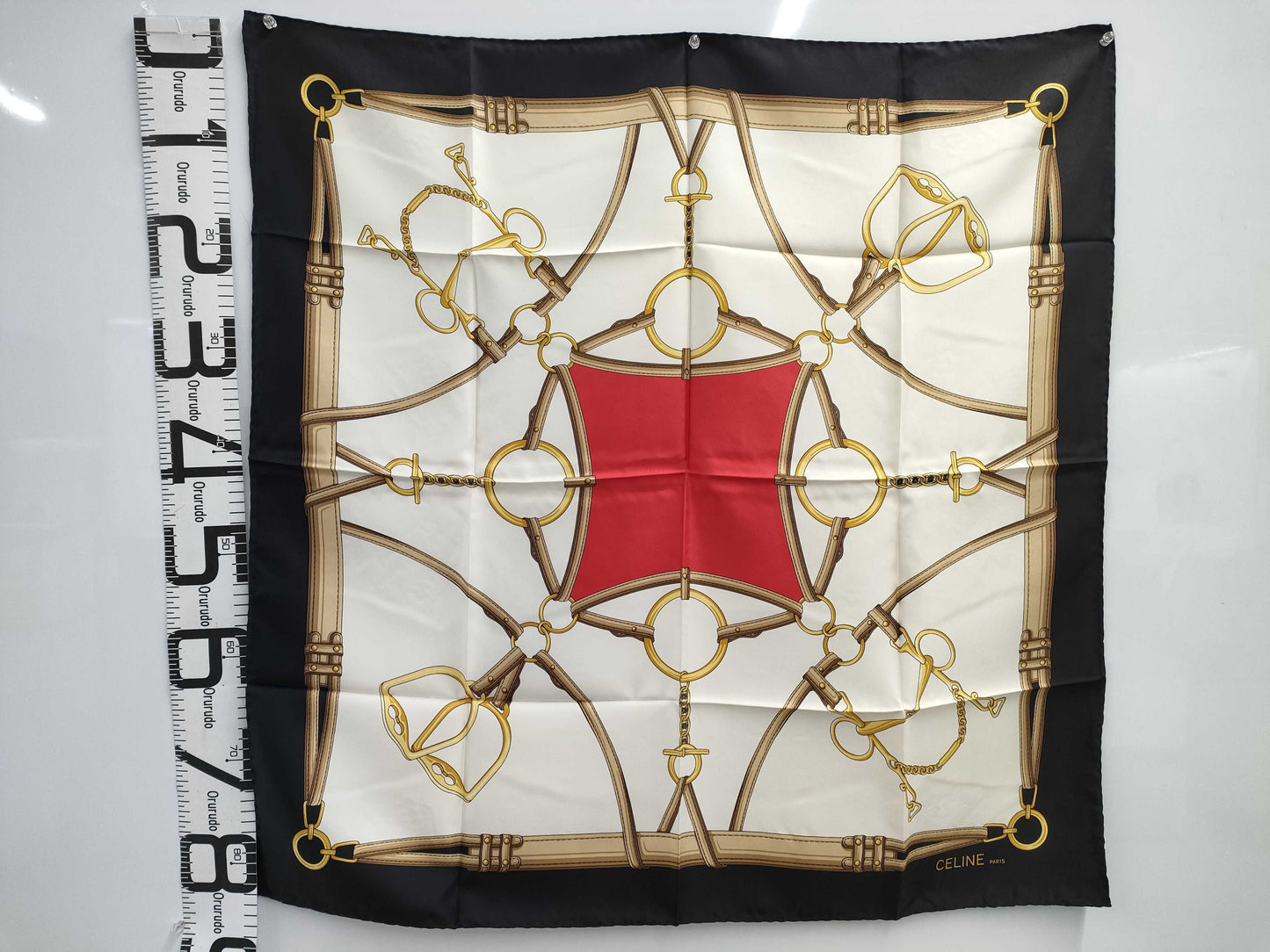 (10462_0189) CELINE 2-piece scarf