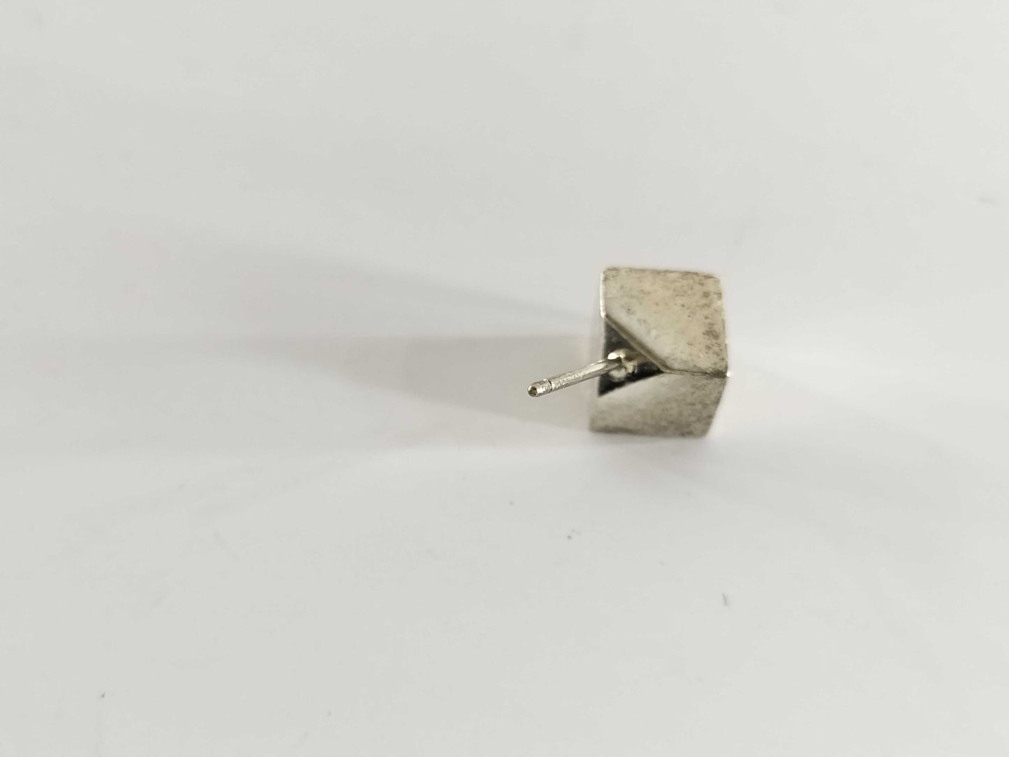 Tiffany & Co. Cube Earrings, SV925, 7.2g