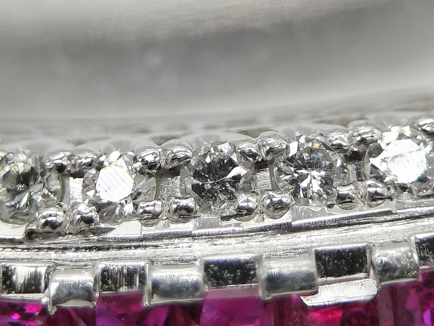 R0.62ct D0.15ct Pt900 6.4g Ring