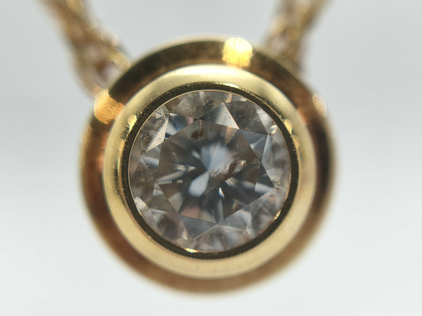 D0.24ct K18 3.6g Necklace