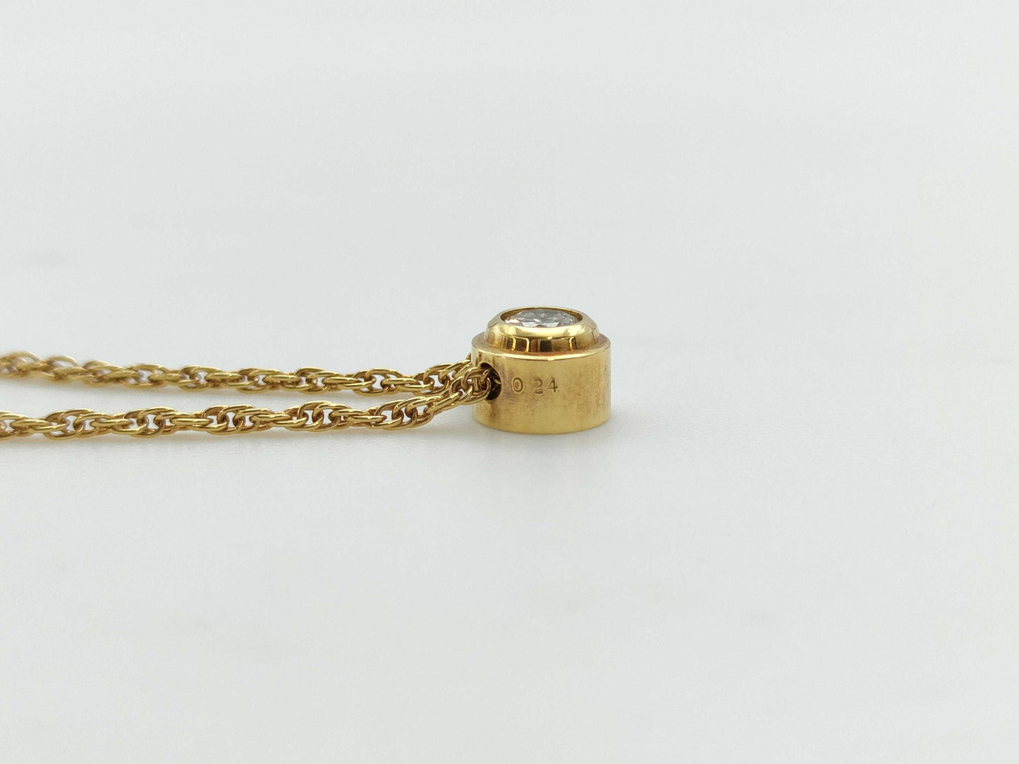 D0.24ct K18 3.6g Necklace